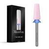 image:imageMelodySusie 5 in 1 Nail Drill Bits 332 Ceramic Cross Cut Bits Suitable for Manicure Pedicure Cuticle Gel Polishing Pink Series BitM MediumPink