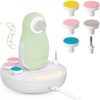 image:imageMelodySusie Baby Electric Nail File Kit PC20F Rechargeable amp Safe Nail Trimmer with Night Light Quiet Operation for Newborns Infants Toddlers Gentle Nail Care Clipper PinkGreen
