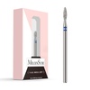 image:imageMelodySusie Ball Shape Cuticle Clean Nail Drill Bit 332 Professional Safety Carbide Diamond Nail Bit Nail Cleaner for Cuticle Dead Skin Nail Prepare Two Way Rotate Manicure Nail Salon Supplies22mm Flame Cuticle Bit