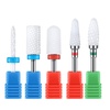 image:imageMelodySusie Ceramic Nail Drill Bits Set 332 235mm Professional Acrylic Nail File Drill Bit for Manicure Pedicure Cuticle Gel Nail Polishing 7Pcs1 Coarse  2 Medium and 2 Fine