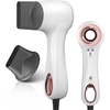 image:imageMelodySusie Compact Hair Dryer for Women120000RPM 1600W High Speed Fast Drying 3 HeatStepless Speed Ionic Blow Dryer for WomenHomeWy605a  White