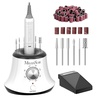 image:imageMelodySusie Multifunctional Desktop Nail Drill with Foot Pedal SC320I 30000RPM EFile with Bit Holders amp Elegant Design for Manicure Trimming Shaping amp Gel Removal Ideal for Nail Artists amp Home UseAwhite