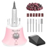 image:imageMelodySusie Multifunctional Desktop Nail Drill with Foot Pedal SC320I 30000RPM EFile with Bit Holders amp Elegant Design for Manicure Trimming Shaping amp Gel Removal Ideal for Nail Artists amp Home UseCpink