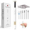 image:imageMelodySusie PenShaped UltraSlim Cordless Nail DrillPM180G 30000RPM Portable Rechargeable Electric File with Rotary Lock Design for All ManicureShaping amp Acrylic Gel Removal for Advanced Home Use