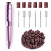 image:imageMelodySusie PocketNail Slim Ergonomic PenShaped USB Nail Drill PC100G 20000RPM Portable Electric File for All Manicure Pedicure Nail Care Shaping amp Gel Removal at Home for BeginnersPurple