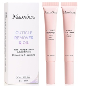 image:imageMelodySusie 10ML Cuticle Care Kit  Cuticle Oil and Cuticle Remover Cuticle Nourishes and Softener Promotes Nail Growth and Strength for Home and Salon Use 2PCS017 Fl Oz Pack of 2