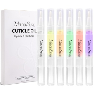 image:imageMelodySusie 10ML Cuticle Care Kit  Cuticle Oil and Cuticle Remover Cuticle Nourishes and Softener Promotes Nail Growth and Strength for Home and Salon Use 2PCS0 Fl Oz Pack of 6