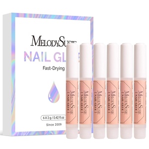 image:imageMelodySusie 12Pcs Nail Glue Super Strong Long Lasting Nail Glue for Acrylic NailsPress Ons Broken Nails Professional Adhesive for Nail Art Supplies6pcs