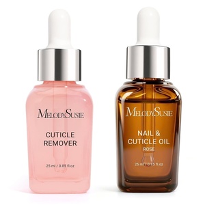 image:imageMelodySusie 25ML Cuticle Care Kit  Cuticle Oil and Cuticle Remover Cuticle Nourishes and Softener Promotes Nail Growth and Strength for Home and Salon Use 2PCSRose Cuticle Oil and Cuticle Remover
