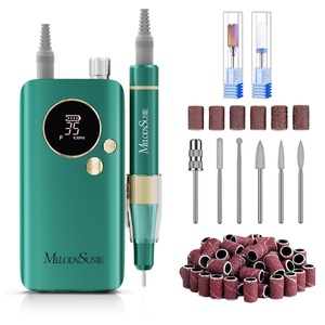 image:imageMelodySusie Advanced ClipOn HighEfficiency Rechargeable Nail Drill with Lightweight Handpiece SM200F 35000RPM EFile with Long Battery Life for All Manicure ShapingampGel Removal for Home amp Salon UseGreen