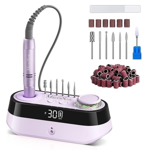 image:imageMelodySusie Advanced Desktop Rechargeable Nail Drill with Builtin Bit amp Handpiece Storage Holders SC320A 30000RPM EFile for All Manicure Shaping amp Gel Removal Ideal for Nail Artists amp Home UsePurple