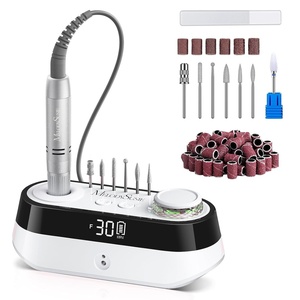 image:imageMelodySusie Advanced Desktop Rechargeable Nail Drill with Builtin Bit amp Handpiece Storage Holders SC320A 30000RPM EFile for All Manicure Shaping amp Gel Removal Ideal for Nail Artists amp Home UseWhite