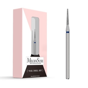 image:imageMelodySusie Ball Shape Cuticle Clean Nail Drill Bit 332 Professional Safety Carbide Diamond Nail Bit Nail Cleaner for Cuticle Dead Skin Nail Prepare Two Way Rotate Manicure Nail Salon Supplies16mm Needle Cuticle Bit