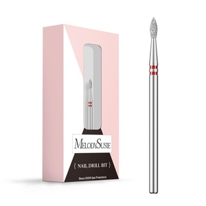 image:imageMelodySusie Ball Shape Cuticle Clean Nail Drill Bit 332 Professional Safety Carbide Diamond Nail Bit Nail Cleaner for Cuticle Dead Skin Nail Prepare Two Way Rotate Manicure Nail Salon Supplies21mm Nib Cuticle Bit