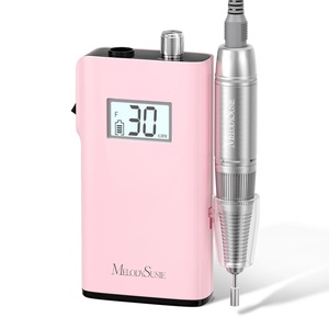 image:imageMelodySusie EntryLevel ClipOn Rechargeable Nail Drill ScamanderSC320H 30000RPM Popular Classic EFile with LCD Display for Manicure Shaping amp Gel Removal Perfect for Nail Art Training amp Home UsePink