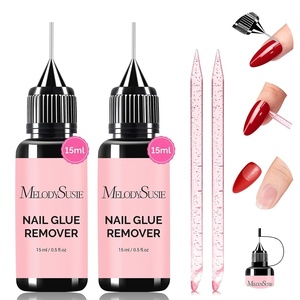 image:imageMelodySusie Nail Glue for Press on Nails Acrylic Nail Tips QuickDrying Super Strong Long Lasting Adhesive for Fake Nails No UV Lamp Needed with Easy Application 10ml105 Fl Oz Pack of 1
