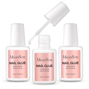 image:imageMelodySusie Nail Glue for Press on Nails Acrylic Nail Tips QuickDrying Super Strong Long Lasting Adhesive for Fake Nails No UV Lamp Needed with Easy Application 10ml10ml3