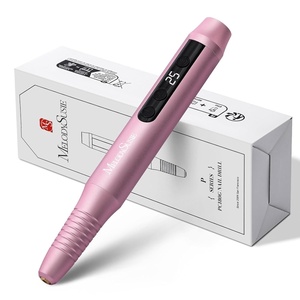 image:imageMelodySusie PenShaped Portable Cordless Nail DrillPC180G 25000RPM Rechargeable Electric File with LED Display for All Nail Care Manicure Shaping amp Acrylic Gel Removal for Nail Artists DIY at HomeRose