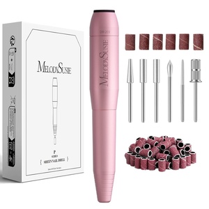 image:imageMelodySusie PenShaped Portable USB Nail Drill PC120I 20000RPM Electric Nail File with Compact Design for All Nail Care Manicure Polishing Shaping amp Gel Removal at Home for BeginnersMacaron Pink