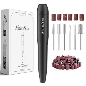 image:imageMelodySusie PenShaped Portable USB Nail Drill PC120I 20000RPM Electric Nail File with Compact Design for All Nail Care Manicure Polishing Shaping amp Gel Removal at Home for BeginnersBlack