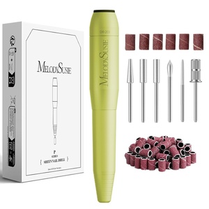 image:imageMelodySusie PenShaped Portable USB Nail Drill PC120I 20000RPM Electric Nail File with Compact Design for All Nail Care Manicure Polishing Shaping amp Gel Removal at Home for BeginnersMacaron Green