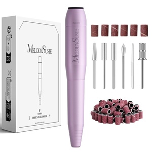 image:imageMelodySusie PenShaped Portable USB Nail Drill PC120I 20000RPM Electric Nail File with Compact Design for All Nail Care Manicure Polishing Shaping amp Gel Removal at Home for BeginnersMacaron Purple