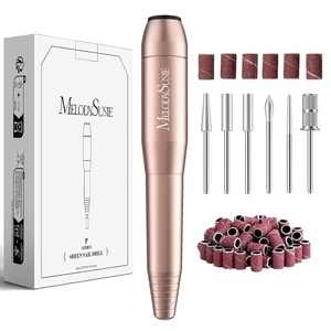 image:imageMelodySusie PenShaped Portable USB Nail Drill PC120I 20000RPM Electric Nail File with Compact Design for All Nail Care Manicure Polishing Shaping amp Gel Removal at Home for BeginnersAgold