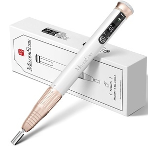 image:imageMelodySusie PenShaped Stepless Speed Adjustment Cordless Nail Drill SM220G 30000RPM Portable Rechargeable EFile with Rotary Lock for All Manicure Shaping amp Acrylic Gel Removal for Pros at HomeWhite