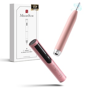 image:imageMelodySusie PocketNail PenShaped Cordless Modular Nail Drill Extended Kit PC100GR 20000RPM Slim Portable Rechargeable Electric File for Nail Care amp Gel Removal at Home for Beginners Pleasing Pink