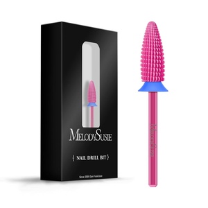 image:imageMelodySusie Typhoon Nail Drill Bits 332 Carbide Tungsten Multifunction Bits Fast Remove Acrylic or Hard Gel for Manicure Pedicure Salon Professional or Beginner Pink Blossom FinePink Blossom