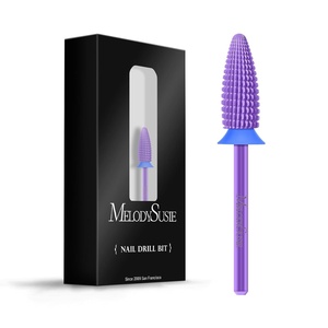 image:imageMelodySusie Typhoon Nail Drill Bits 332 Carbide Tungsten Multifunction Bits Fast Remove Acrylic or Hard Gel for Manicure Pedicure Salon Professional or Beginner Pink Blossom FinePurple