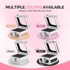 image:imageMelodySusie 10pcs Diamond Cuticle Bits with Nail Drill Bits Holder 25 Holes Case
