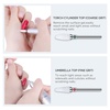 image:imageMelodySusie 5Pcs Ceramic Nail Drill Bits Set with Nail Drill Bits Holder 30 Holes Case
