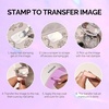 image:imageMelodySusie 8ML Bronze Gold Gel Liner Nail Art Polish Mirror Chrome 3D Effectfor Line and Patterns of PaintingFrench Nail TipsDIY Manicure Pedicure for Home DIY Salon UsePurple