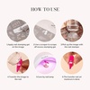 image:imageMelodySusie 8ML Bronze Gold Gel Liner Nail Art Polish Mirror Chrome 3D Effectfor Line and Patterns of PaintingFrench Nail TipsDIY Manicure Pedicure for Home DIY Salon Use5PCS Stamping Plates Silver
