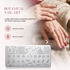 image:imageMelodySusie 8ML Bronze Gold Gel Liner Nail Art Polish Mirror Chrome 3D Effectfor Line and Patterns of PaintingFrench Nail TipsDIY Manicure Pedicure for Home DIY Salon Use5PCS Stamping Plates Silver