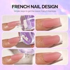image:imageMelodySusie 8ML Bronze Gold Gel Liner Nail Art Polish Mirror Chrome 3D Effectfor Line and Patterns of PaintingFrench Nail TipsDIY Manicure Pedicure for Home DIY Salon UsePurple