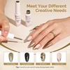 image:imageMelodySusie 8ML Bronze Gold Gel Liner Nail Art Polish Mirror Chrome 3D Effectfor Line and Patterns of PaintingFrench Nail TipsDIY Manicure Pedicure for Home DIY Salon UseBronze Gold