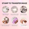 image:imageMelodySusie 8ML Bronze Gold Gel Liner Nail Art Polish Mirror Chrome 3D Effectfor Line and Patterns of PaintingFrench Nail TipsDIY Manicure Pedicure for Home DIY Salon UseClear