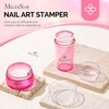 image:imageMelodySusie 8ML Bronze Gold Gel Liner Nail Art Polish Mirror Chrome 3D Effectfor Line and Patterns of PaintingFrench Nail TipsDIY Manicure Pedicure for Home DIY Salon UsePink