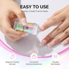 image:imageMelodySusie 8ML Bronze Gold Gel Liner Nail Art Polish Mirror Chrome 3D Effectfor Line and Patterns of PaintingFrench Nail TipsDIY Manicure Pedicure for Home DIY Salon UseAurora