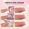 image:imageMelodySusie 8ML Bronze Gold Gel Liner Nail Art Polish Mirror Chrome 3D Effectfor Line and Patterns of PaintingFrench Nail TipsDIY Manicure Pedicure for Home DIY Salon UsePink