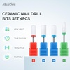 image:imageMelodySusie Ceramic Nail Drill Bits Set with Nail Drill Bits Holder 25 Holes Case