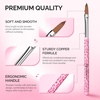 image:imageMelodySusie GelCarousel for Nail Polish Bottle Holder and Handheld Cordless UV Nail Lamp and 3Pcs Nail Brush Set and 3D Nail Charms