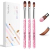 image:imageMelodySusie GelCarousel for Nail Polish Bottle Holder and Handheld Cordless UV Nail Lamp and 3Pcs Nail Brush Set and 3D Nail Charms