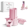 image:imageMelodySusie GelCarousel for Nail Polish Bottle Holder and Handheld Cordless UV Nail Lamp and 3Pcs Nail Brush Set and 3D Nail Charms