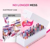 image:imageMelodySusie Nail Drill Bits Holder 48 Holes Case with Professional 5 in 1 Nail Drill Bit