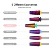 image:imageMelodySusie Nail Drill Bits Holder 48 Holes Case with Professional 5 in 1 Nail Drill Bit