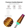image:imageMelodySusie Nail Drill Bits Holder 48 Holes Case with Professional 5 in 1 Nail Drill Bit