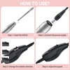 image:imageMelodySusie Portable Electric Nail DrillPC120B Compact Efile with MelodySusie Nail Drill Pen amp Bits Holder Stand
